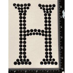 Recollections Halloween Bling Rhinestone Gem Embellishment " H "  353956 422446